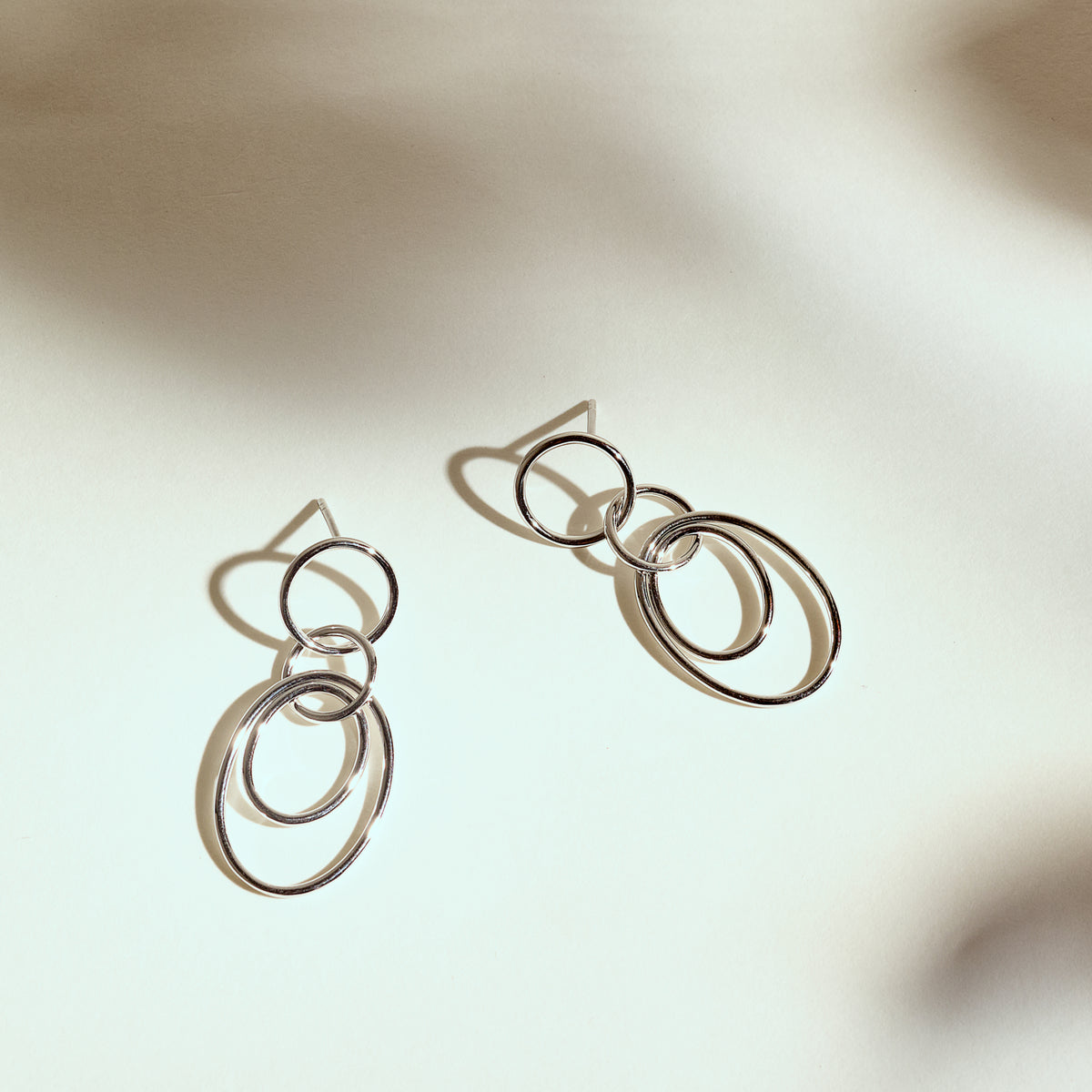 Boucle d'oreille circle argent