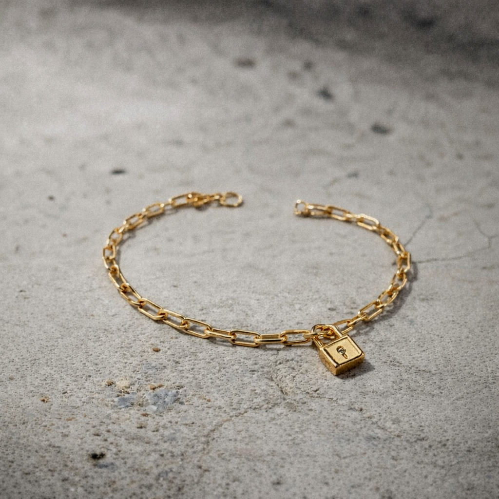 Bracelet Cadenas Plaqué Or