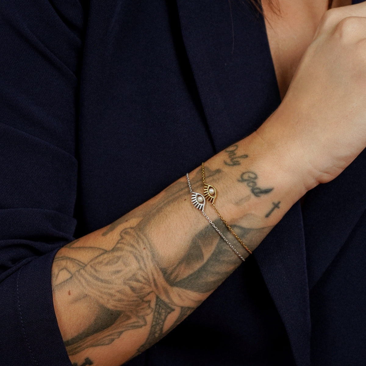 Bracelet Oeil argent