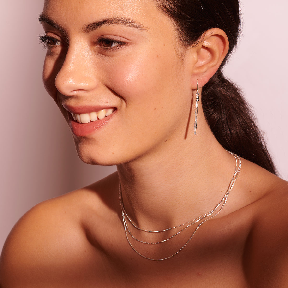 Boucles d’Oreilles' Trois Rivières'" en argent