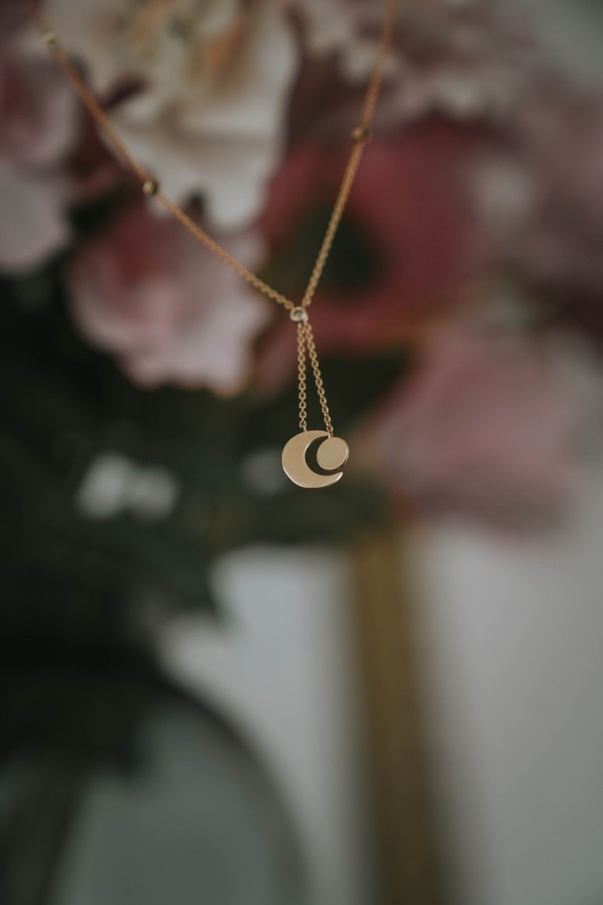 Collier Eclipse Or & Diamants - LES FÉLINES PARIS