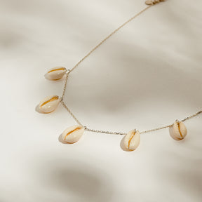 Collier Cauri 5 Coquillages Argent - LES FÉLINES PARIS