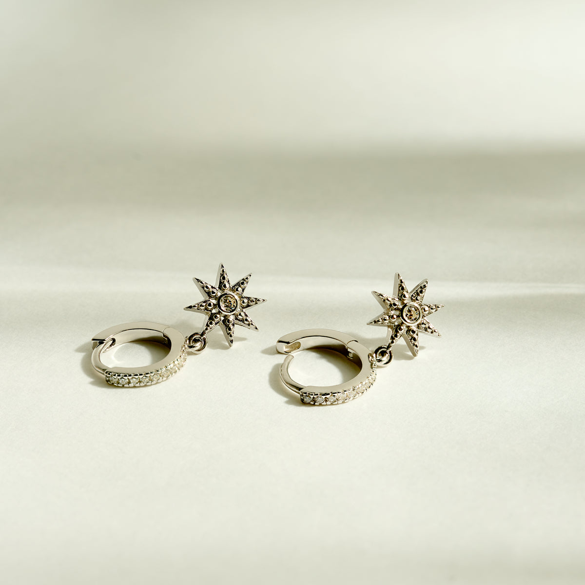 Boucles d'oreilles stars argent