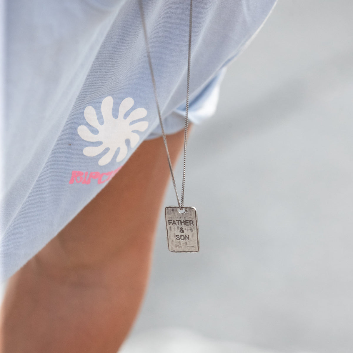 Collier "Father & Son" en argent