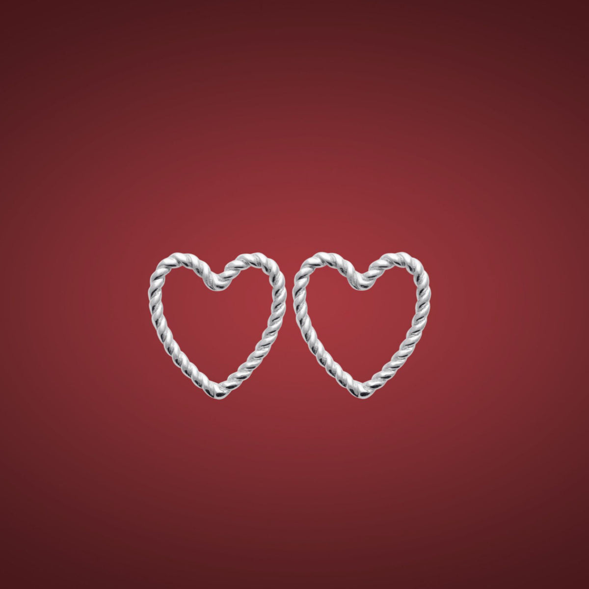 Boucle d'oreille Valentine argent
