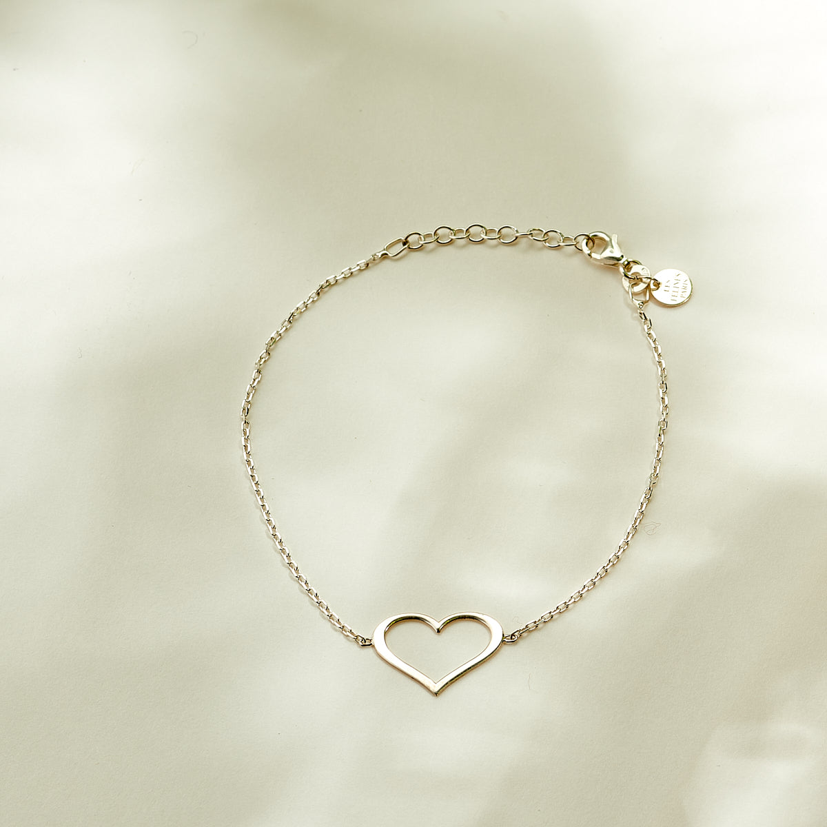 Bracelet Coeur « Féline » argent - LES FÉLINES PARIS