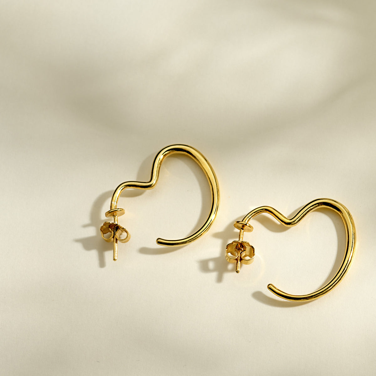 Boucle d'oreille Holy plaqué or