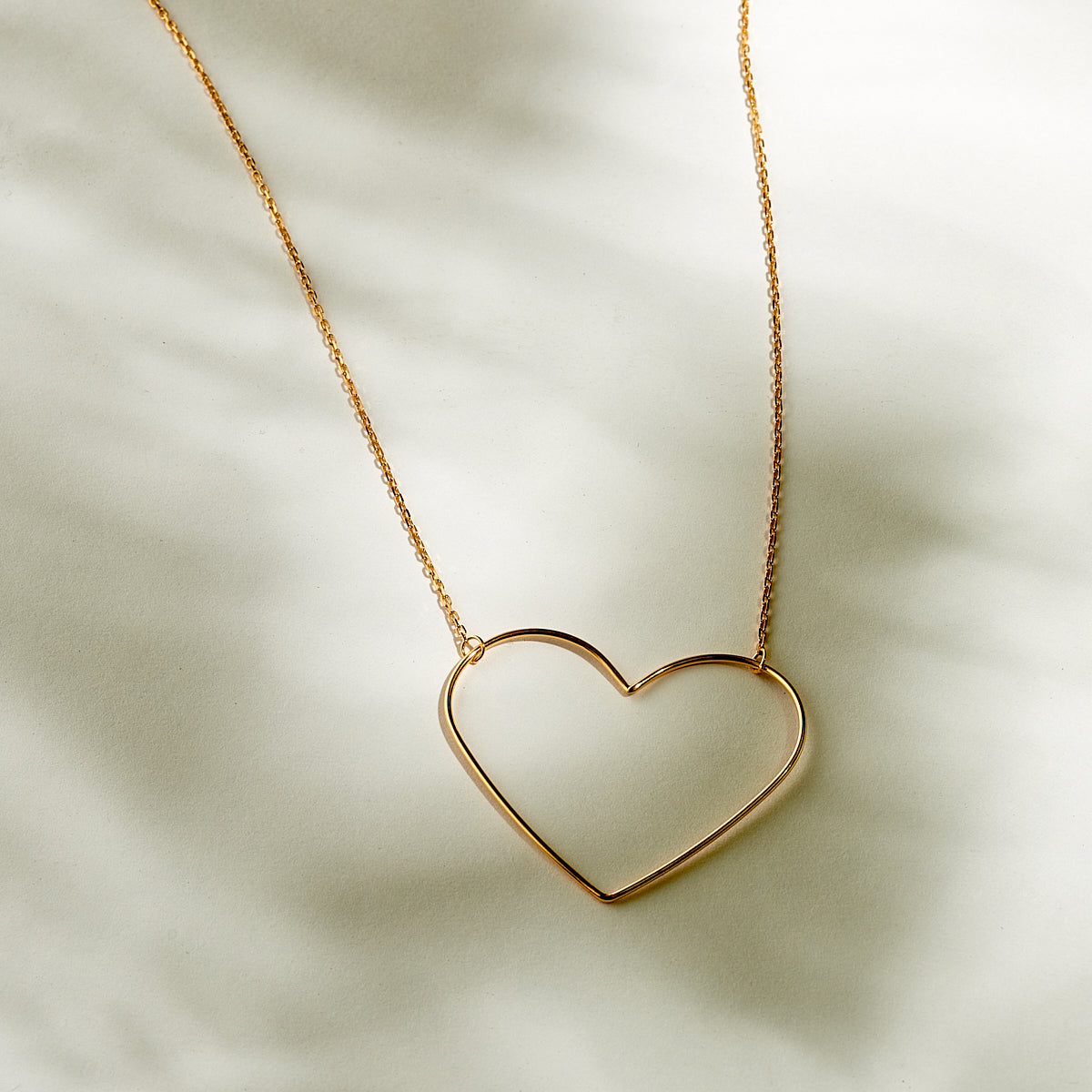 Collier Coeur "Perle" plaqué Or - LES FÉLINES PARIS