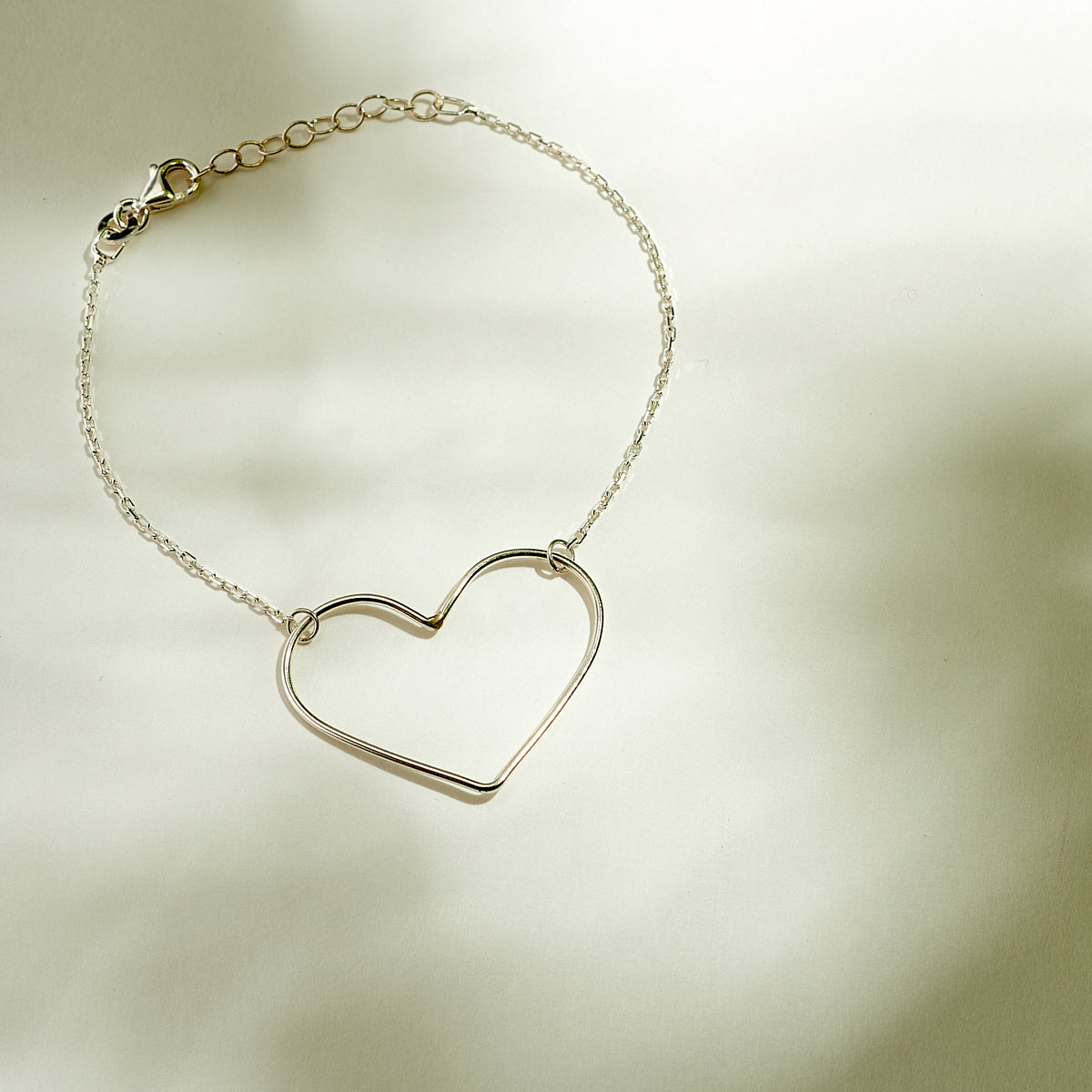 Bracelet Coeur "Amore" Argent - LES FÉLINES PARIS