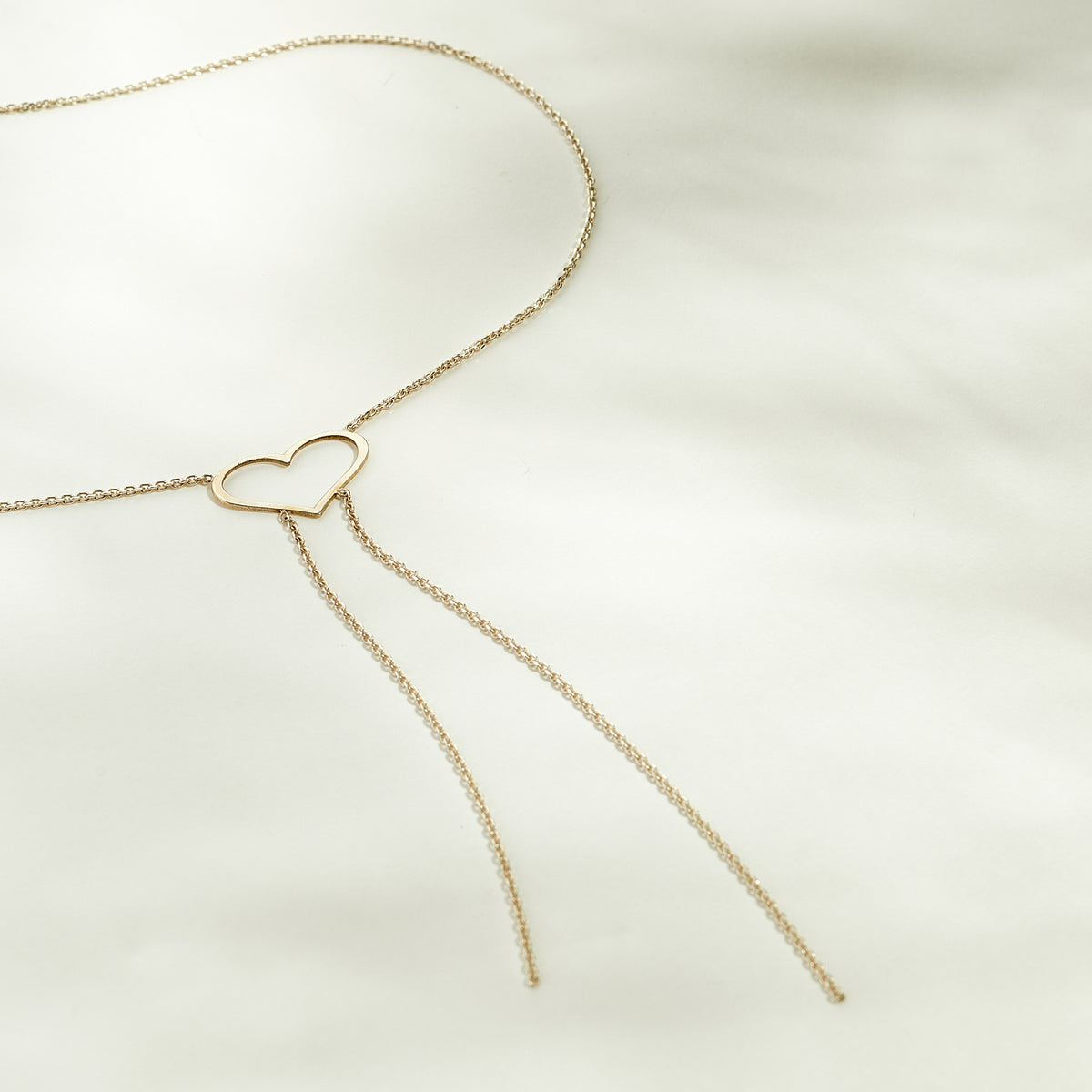 Collier Coeur « Foly » argent - LES FÉLINES PARIS