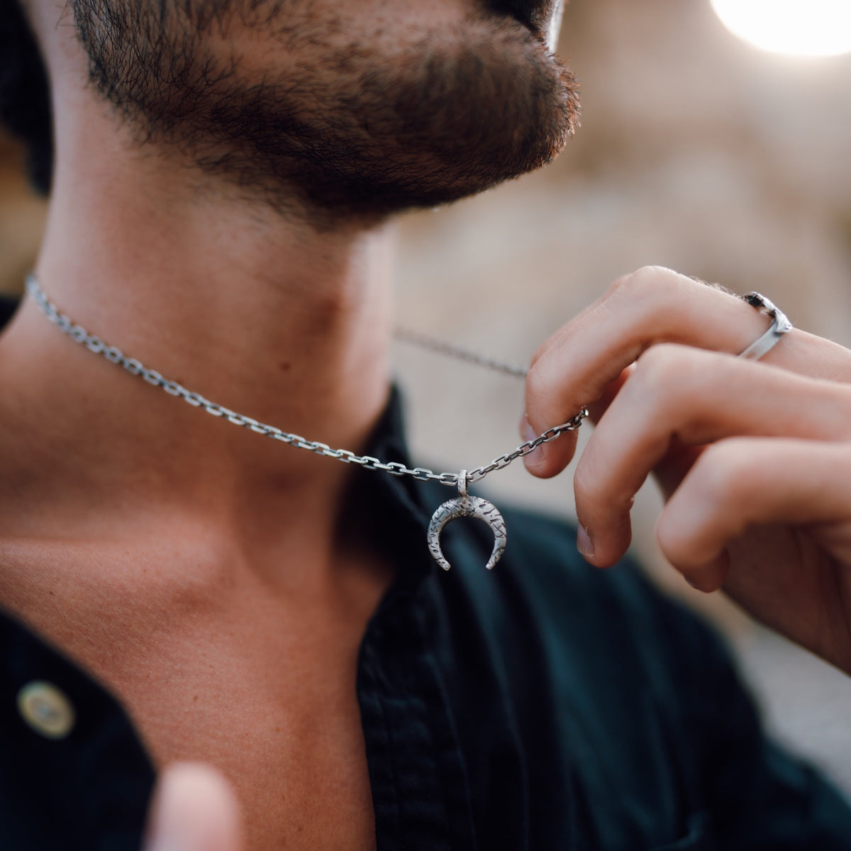 Collier « Milos » argent - LES FÉLINES PARIS