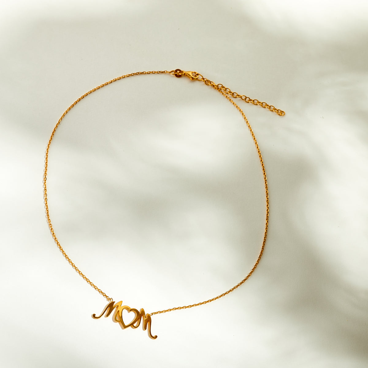 Collier "Mum" plaqué Or - LES FÉLINES PARIS