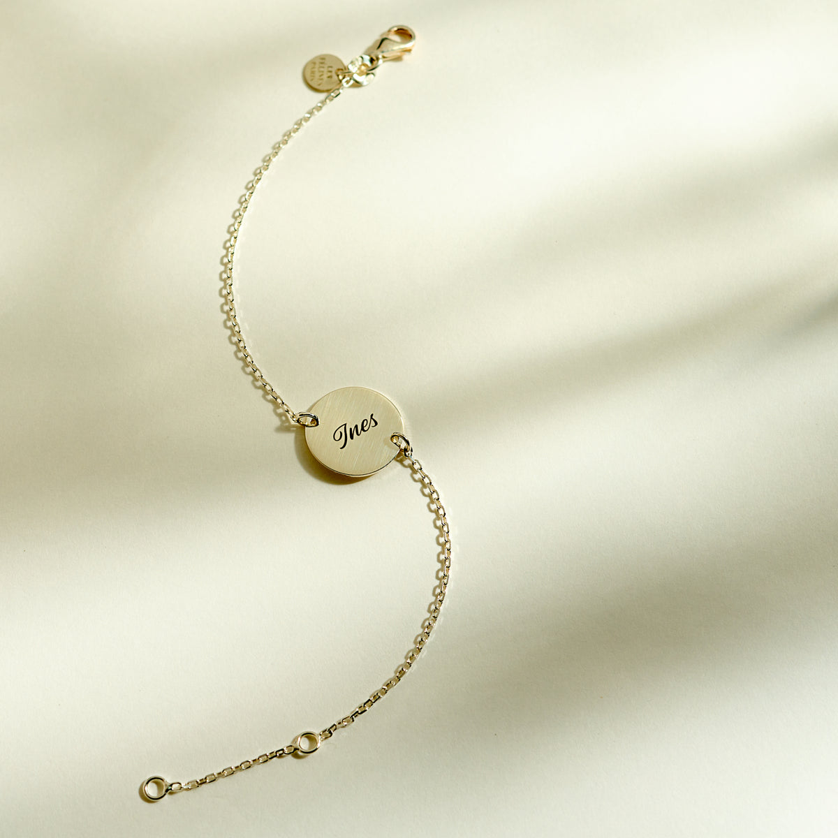 Bracelet medaillon unisex argent