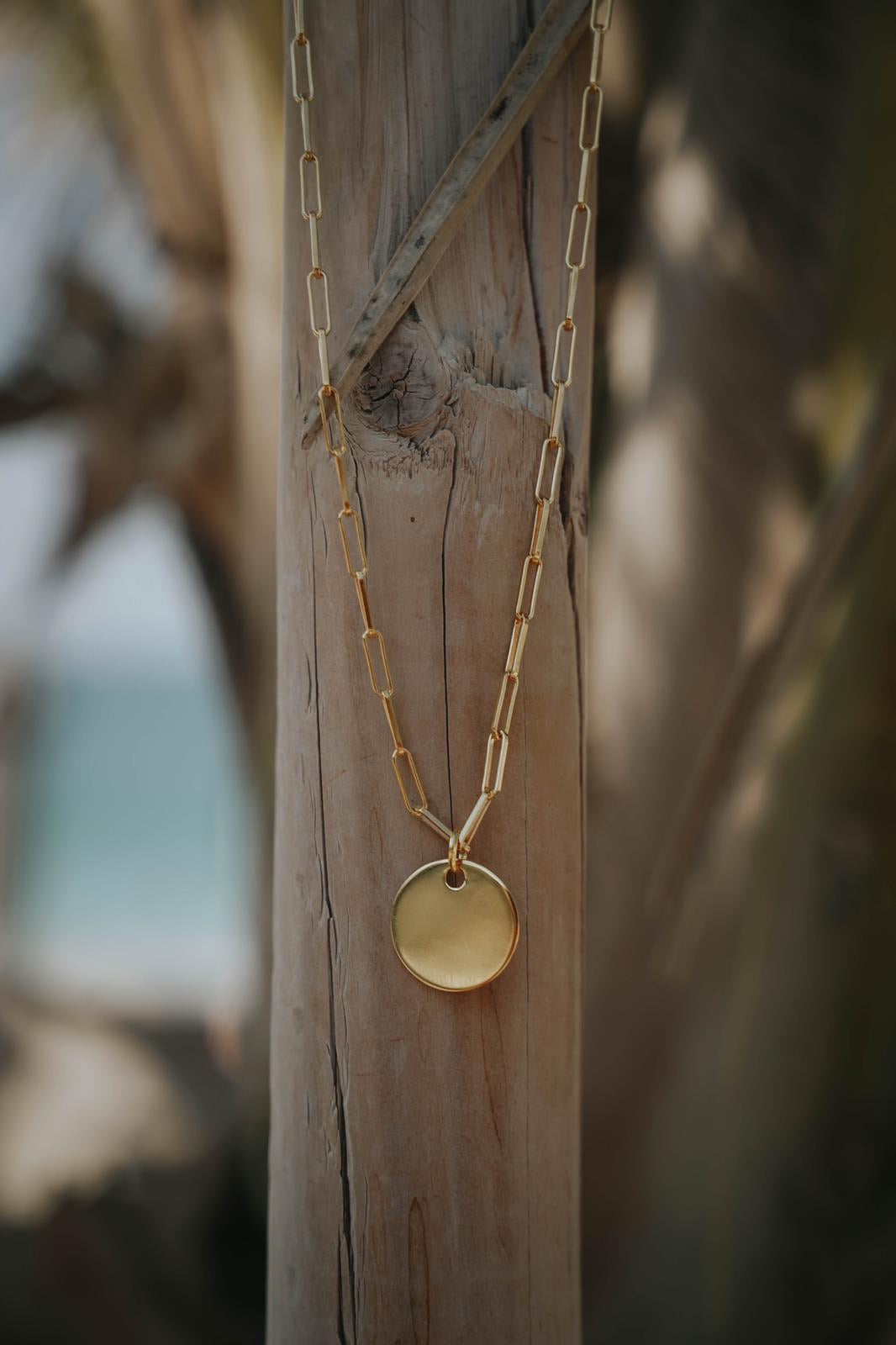 Collier "Sphérique" plaqué Or - LES FÉLINES PARIS