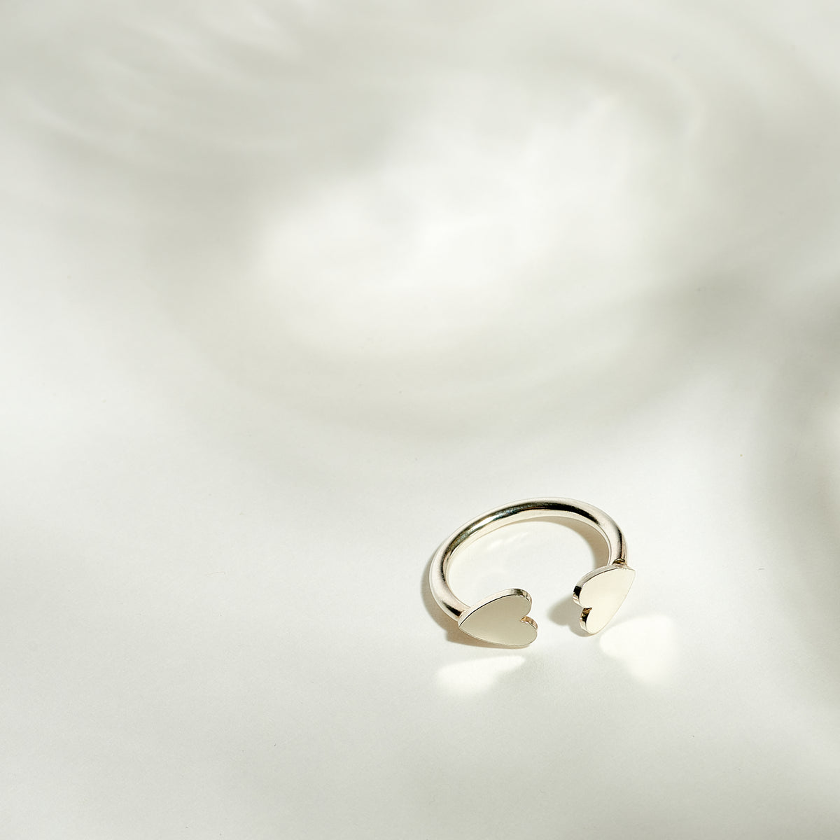 Bague Coeur "Honey" argent - LES FÉLINES PARIS