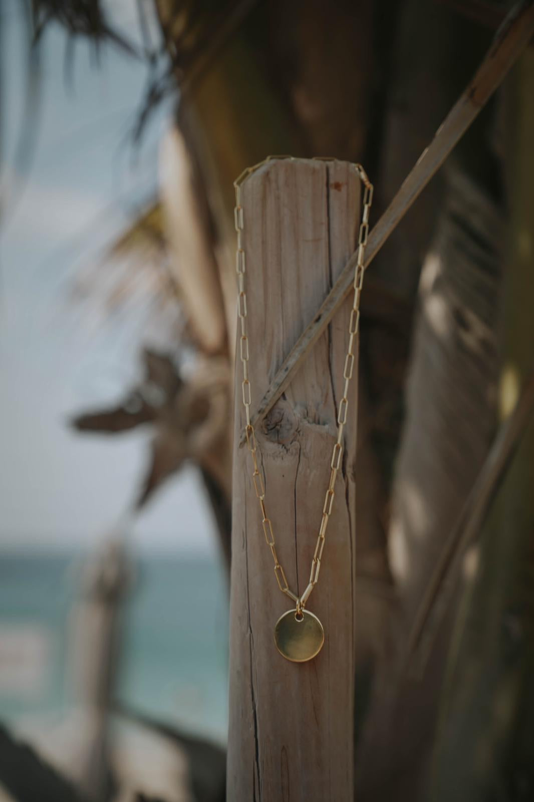 Collier "Sphérique" plaqué Or - LES FÉLINES PARIS