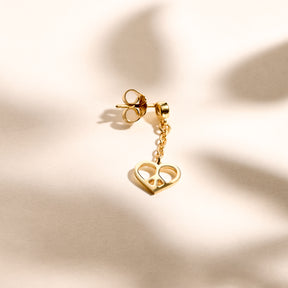 Boucles d'oreilles Peace x Les Félines Paris.