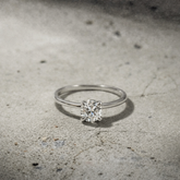 Bague Solitaire argent