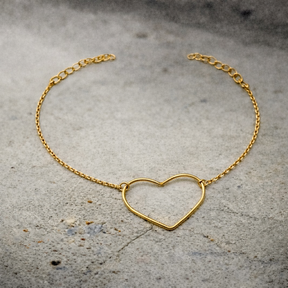 Bracelet  Coeur "Amore" plaqué Or