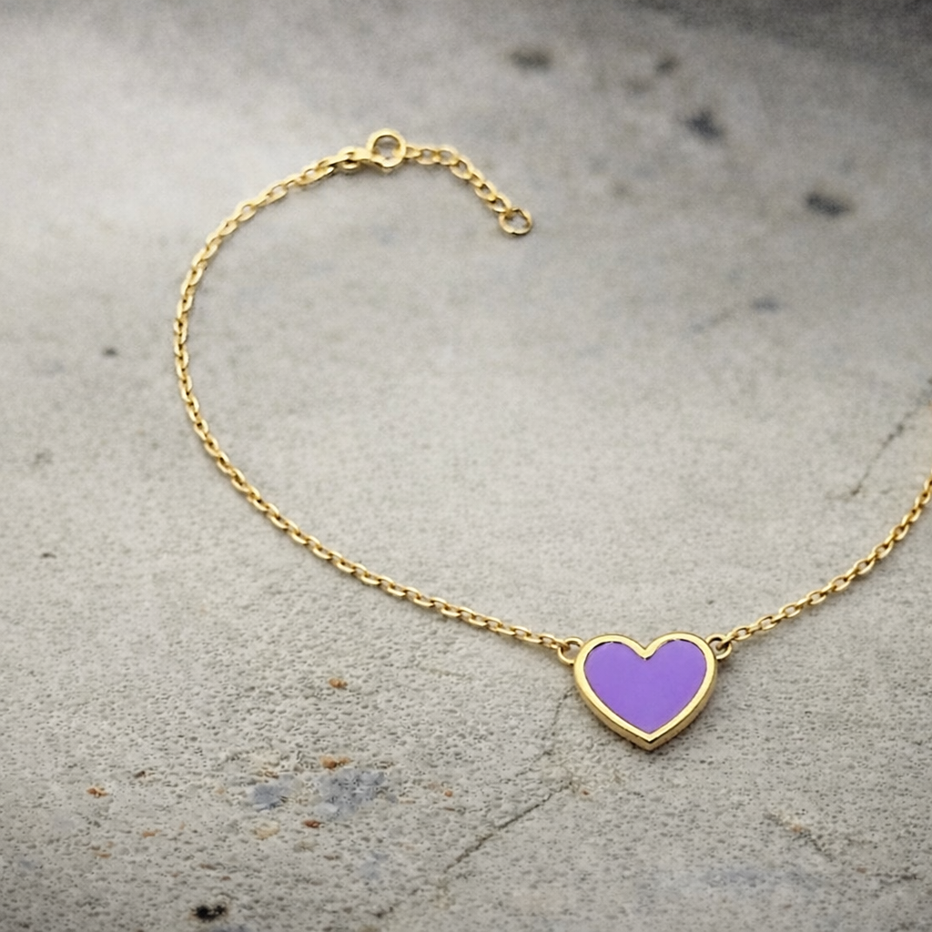 Bracelet Coeur coloré