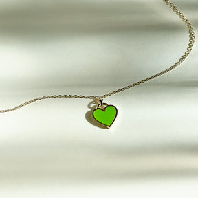 Collier "Coeur Vert" 💚