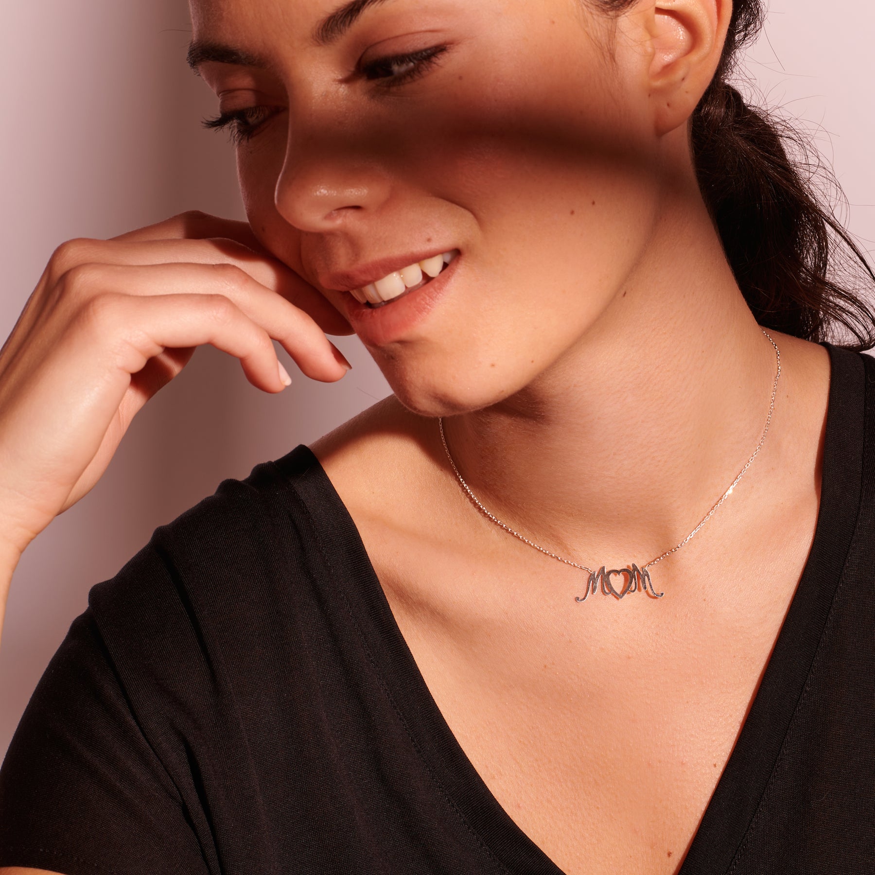 Collier "Mum" en  Argent