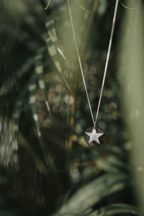 Collier "Sirius" en argent - LES FÉLINES PARIS