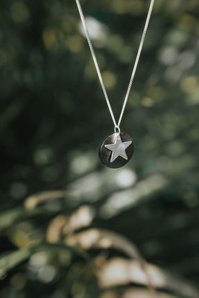 Collier "Sirius" en argent - LES FÉLINES PARIS