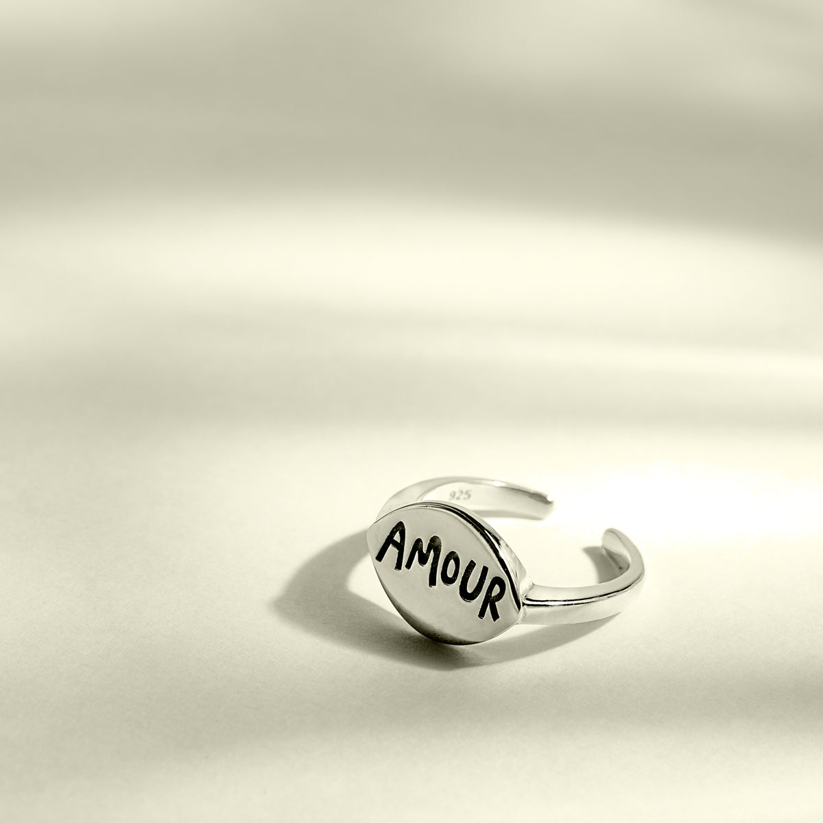 Bague Amour argent