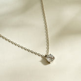 Collier Solitaire argent