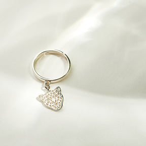 Bague « Panthère » en argent - LES FÉLINES PARIS
