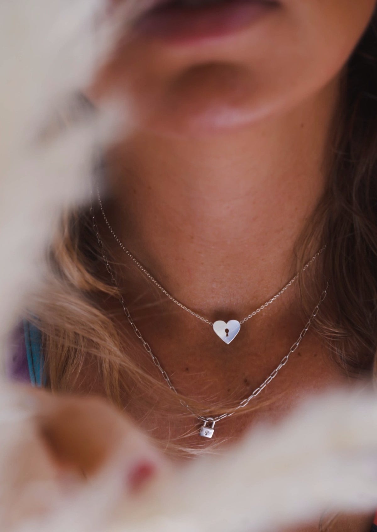 Collier « Little Heart » argent - LES FÉLINES PARIS