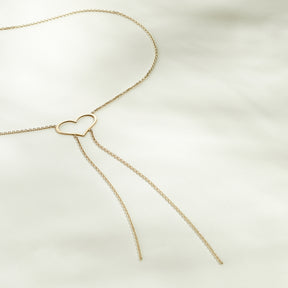 Collier Coeur « Foly » argent - LES FÉLINES PARIS